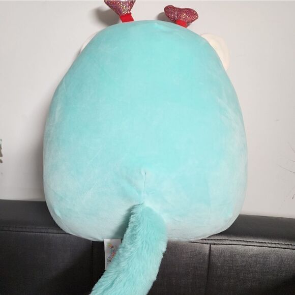 Squishmallow 14" Anneli The Ferret With Heart Antennas NWT - Picture 2 of 4